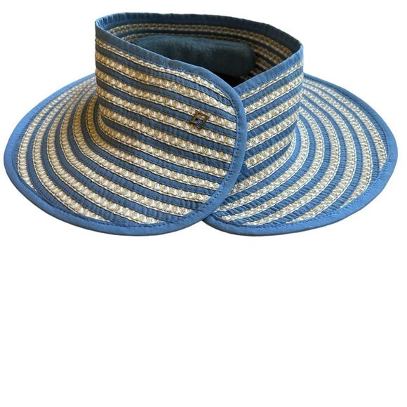 Eric Javits Packable Visor with UPF50+ with Detachable Forehead Pad “Brooke”, - Picture 4 of 10